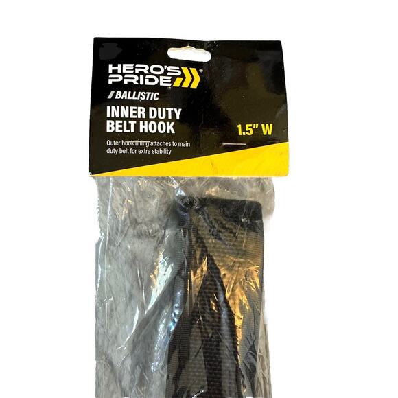 Hero’s Pride - Ballistic inner Duty Belt Hook 1.5 W Size Large 35-40 - Picture 2 of 3